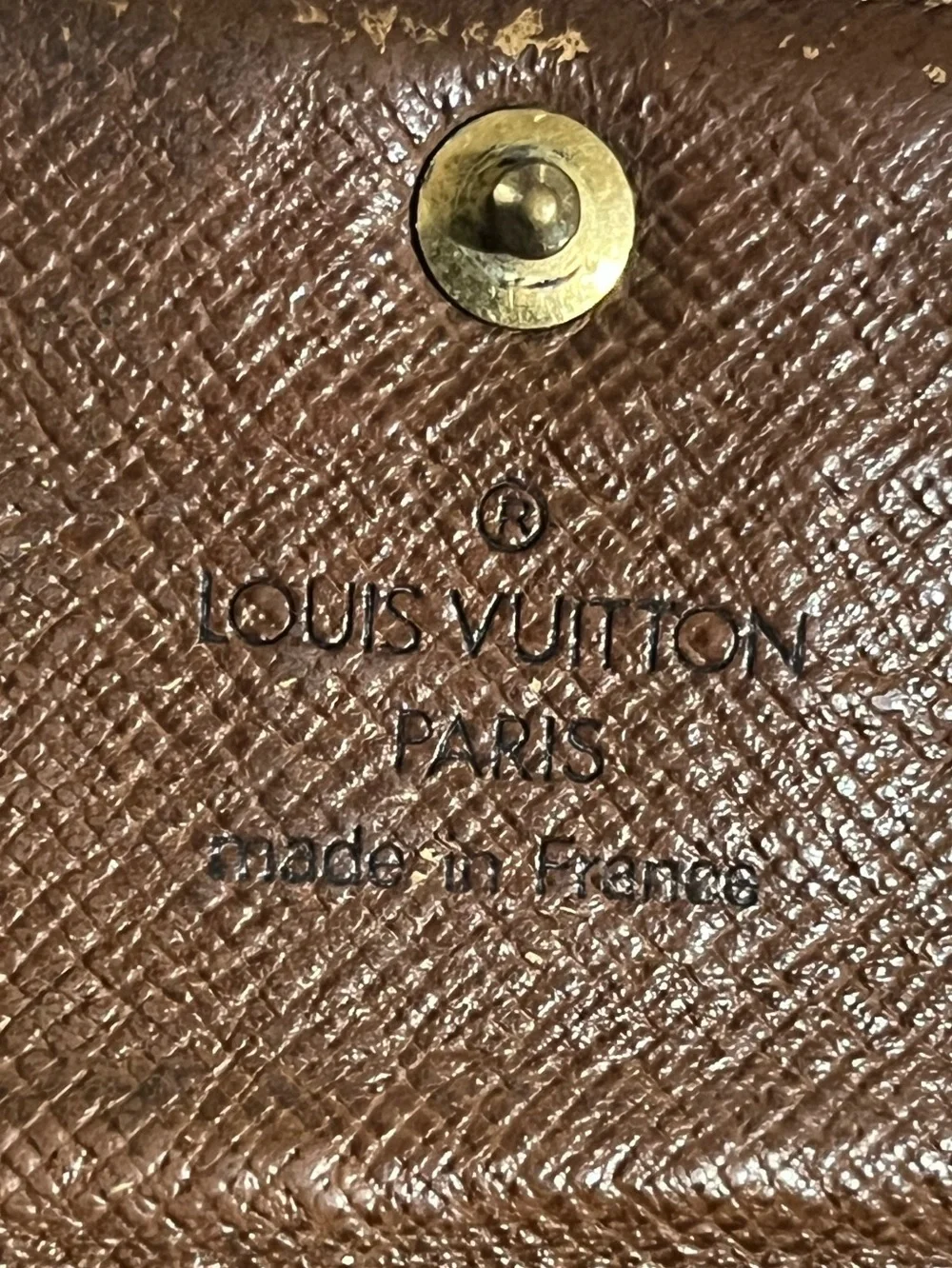 Louis Vuitton Monogram Leather Key Holder Wallet *Project / Rehab Piece*